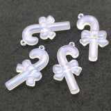 120pcs Clear Magic Crutches Beads Necklace Earrings DIY Parts