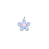 Spring Flowers Charms Resin Acrylic DIY Pendants