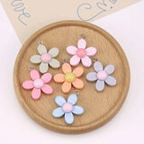 Spring Flowers Charms Resin Acrylic DIY Pendants