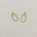 Arrival! 26x12mm 100pcs Zinc Alloy Oval Charm Earring DIY Jewelry Findings