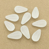 Acrylic Clear Frosted Drop Beads 190pcs DIY Jewelry Findings