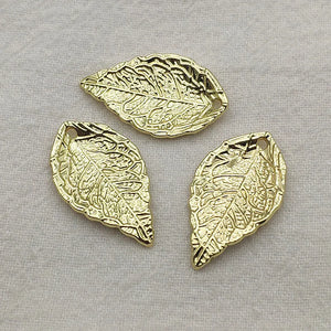 100pcs Leaf Pendants Zinc Alloy Charm for Necklace Earring DIY Jewelry Making
