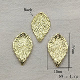 100pcs Leaf Pendants Zinc Alloy Charm for Necklace Earring DIY Jewelry Making