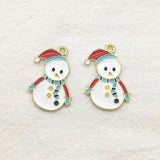 Christmas Snowman Pendant/Charm, 100pcs