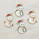 Christmas Snowman Pendant/Charm, 100pcs