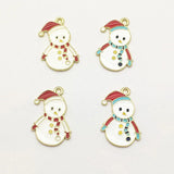 Christmas Snowman Pendant/Charm, 100pcs