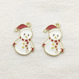 Christmas Snowman Pendant/Charm, 100pcs