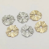 Arrival! 26x23mm 100pcs Brass Pendant Flower Charm Necklace Earring DIY Parts