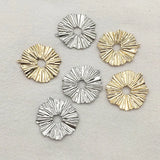 Arrival! 26x23mm 100pcs Brass Pendant Flower Charm Necklace Earring DIY Parts