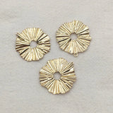 Arrival! 26x23mm 100pcs Brass Pendant Flower Charm Necklace Earring DIY Parts