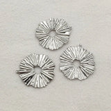 Arrival! 26x23mm 100pcs Brass Pendant Flower Charm Necklace Earring DIY Parts