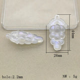 Clear Magic Grapes Beads For Jewelry Making - 90pcs