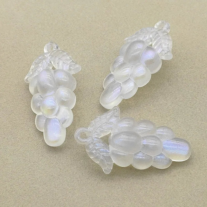 Clear Magic Grapes Beads For Jewelry Making - 90pcs
