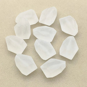 100pcs Stone Shape Acrylic Beads For Necklace Earrings DIY