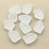 100pcs Stone Shape Acrylic Beads For Necklace Earrings DIY