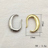 50pcs Arrival Zinc Alloy Ear Clip For Earring DIY Jewelry Findings