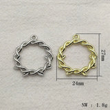 Arrival! Zinc Alloy Ring Charm 100pcs for DIY Jewelry Making