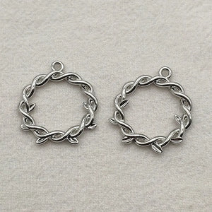 Arrival! Zinc Alloy Ring Charm 100pcs for DIY Jewelry Making