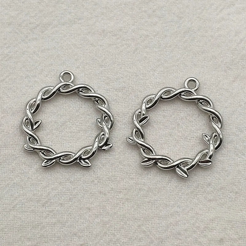 Arrival! Zinc Alloy Ring Charm 100pcs for DIY Jewelry Making
