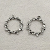 Arrival! Zinc Alloy Ring Charm 100pcs for DIY Jewelry Making