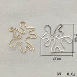 100pcs Brass Irregular Charm Pendant for DIY Jewelry Making