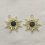 Arrival! Zinc Alloy Flower Charm 50pcs For Necklace DIY