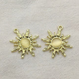 Arrival! Zinc Alloy Flower Charm 50pcs For Necklace DIY