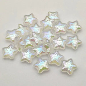 100 Clear UV Magic Star Beads for Jewelry Making