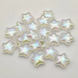 100 Clear UV Magic Star Beads for Jewelry Making