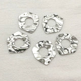Copper Irregular Geometry Charm For Necklace Earring DIY - 50pcs