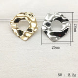 Copper Irregular Geometry Charm For Necklace Earring DIY - 50pcs