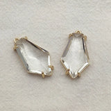 Clear Glass Charm Copper Pendants 30pcs