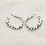 Zinc alloy Pearl Ear Clip for Earring DIY Parts Jewelry Findings