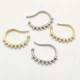 Zinc alloy Pearl Ear Clip for Earring DIY Parts Jewelry Findings