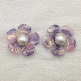 29mm 50pcs Acrylic Pearl Flower DIY Jewelry Find