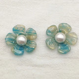 29mm 50pcs Acrylic Pearl Flower DIY Jewelry Find