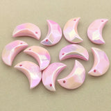 UV Aurora Moon Beads 100pcs