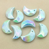 UV Aurora Moon Beads 100pcs