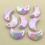 UV Aurora Moon Beads 100pcs