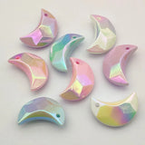 UV Aurora Moon Beads 100pcs