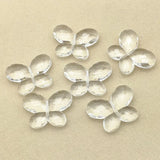 Clear Butterfly Acrylic Beads DIY Jewelry Findings 220pcs