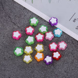 300pcs Small Pack Double Colors Acrylic Spacer Beads DIY Jewelry Accessories