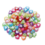 300pcs Small Pack Double Colors Acrylic Spacer Beads DIY Jewelry Accessories