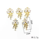 30pcs CZ Flower/Moon Charm for Jewelry DIY