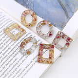 30pcs DIY Jewelry Findings Glitter Translucent Resin Charms