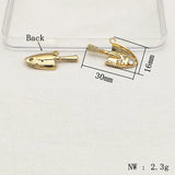 30x16mm CZ Charm For Jewelry DIY - 50pcs