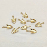30x16mm CZ Charm For Jewelry DIY - 50pcs