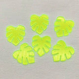 Arrival! Acrylic Neon Feather Shape Charm 50pcs