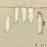 600pcs Clear Acrylic Cone Shape Beads Jewelry Findings