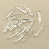 600pcs Clear Acrylic Cone Shape Beads Jewelry Findings